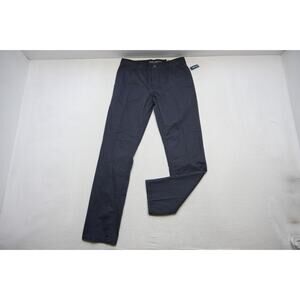 Old Navy Khaki Chino Pants Blue Slim Fit Flat Front Mens Sz 32 x 34 NWT‎